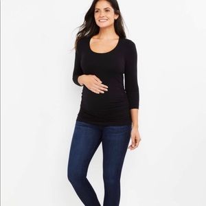AG Adriano Goldsmith Over The Belly Maternity Jeans